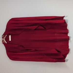 Reitmans Maroon Cardigan Size Medium